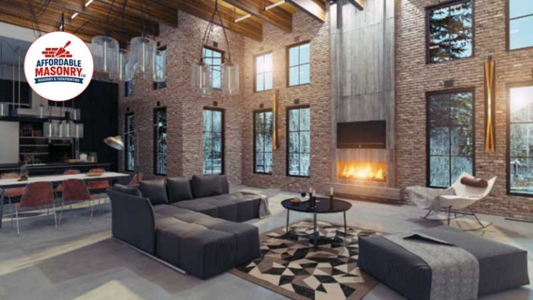 Interior, expert brick replacement and mortar restoration in Pleasant Prairie, Greenfield, Wauwatosa, Brookfield, Butler, Racine and Sturtevant, WI — Affordable Masonry delivering precision masonry repair work. Also serving Adams County Wisconsin